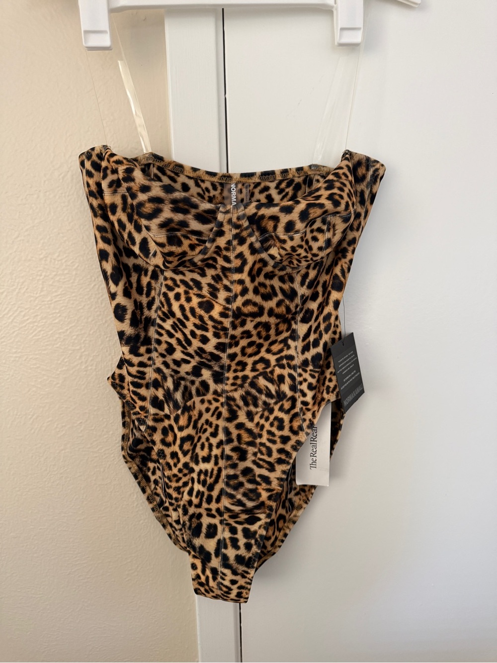 Norma Kamali Leopard Bodysuit